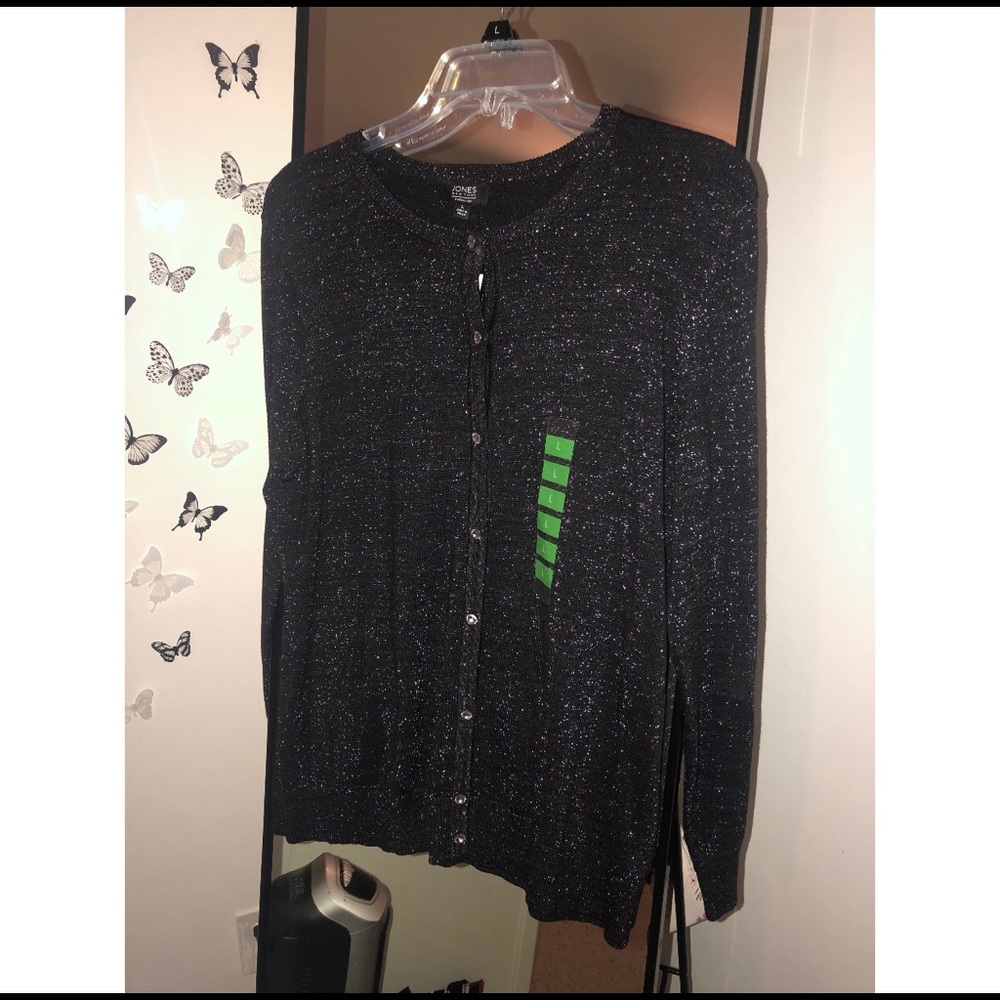 Sparkly Black Blouse